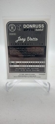 2017 Donruss Optic Red Prizm #88 Joey Votto /99 Cincinnati Reds Rare