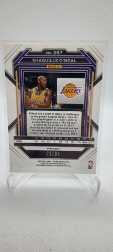 2022-23 Prizm Red Scope Prizm- Shaquille O'Neal /88 Los Angeles Lakers!