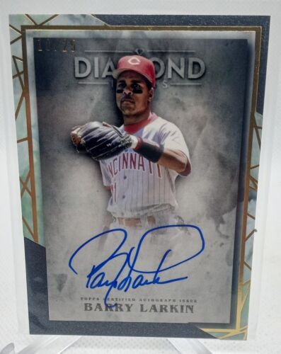 2022 Topps Diamond Icons Auto #ACBL Barry Larkin /25 Cincinnati Reds Legend!