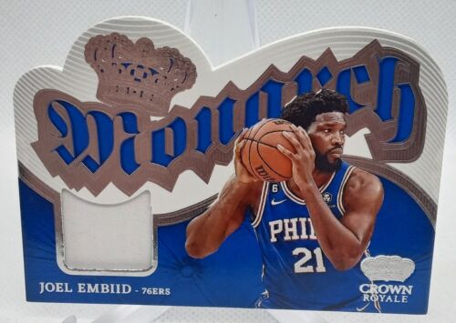 2023-24 Panini Crown Royale Monarch Memorabilia Patch Joel Embiid #MM-EMB