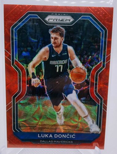 LUKA DONCIC 2020-21 PANINI PRIZM BASKETBALL MAVERICKS CHOICE RED /88