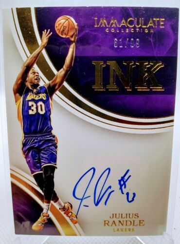 2015-16 Immaculate Ink Auto- Julius Randle /99 Lakers, Knicks! Rare!