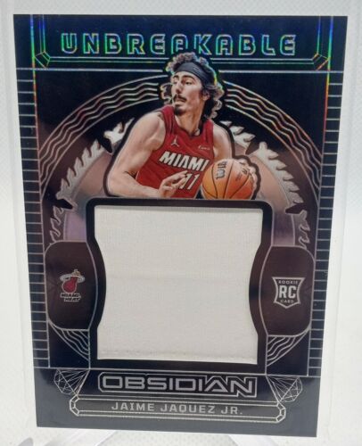 2023-24 JAIME JAQUEZ JR /249 JERSEY PANINI OBSIDIAN UNBREAKABLE ROOKIE PATCH