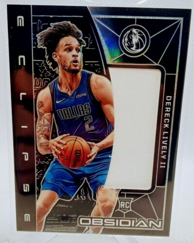 2023-24 Panini Obsidian - Eclipse Materials #EM-DLI Dereck Lively /249 (MEM, RC)