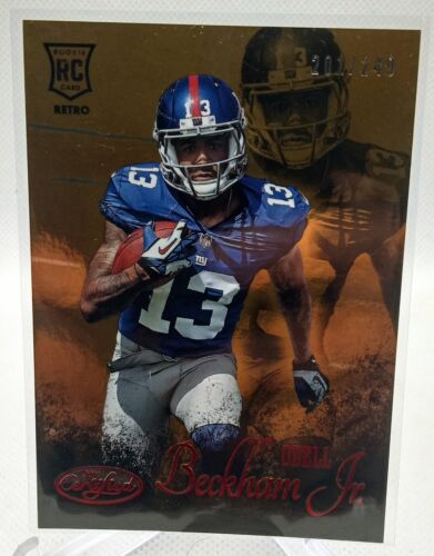 2014 Panini Certified Rookie Retro Red #30 Odell Beckham Jr. # /249 RC