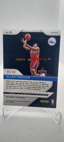 2018-19 Panini Prizm Red Choice Prizm Allen Iverson /88 Rare!