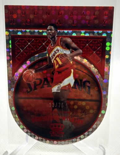 2017-18 Panini Crown Royale #RR-27 Dominique Wilkins Roundball Royalty Ruby /75