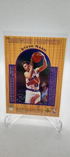 1996-97 UD3 Steve Nash Card #15 "Hardwood Prospects" RC HOF Rookie