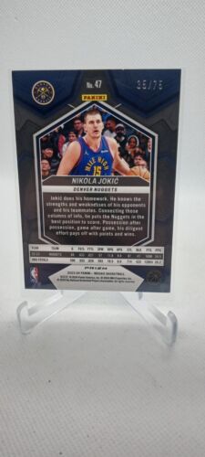 Nikola Jokic 2023-24 Panini Mosaic /75 Green Mosaic Denver Nuggets #47