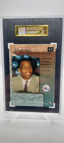 1996-97 Skybox Premium Allen Iverson Rookie RC #85 SGC 9 76ers (Old Label)