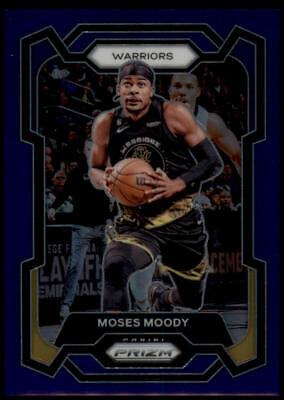 2023-24 Panini Prizm #228 Moses Moody Prizms Blue #/199