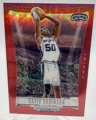 2023-24 Panini Prizm Deca #108 David Robinson Base Prizms Red #/199