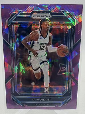 2022-23 Panini Prizm #200 Ja Morant Prizms Purple Ice #/149