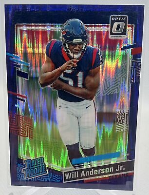 2023 Donruss Optic #246 Will Anderson Jr. Purple Shock Rated Rookie