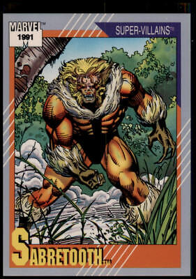 1991 Impel Marvel Universe II #56 Sabretooth