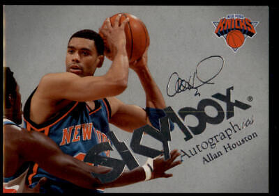 2003-04 SkyBox Autographics #7 Allan Houston Insignia Silver #/150