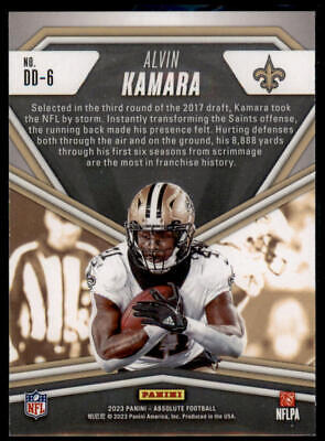 2023 Panini Absolute #DD-6 Alvin Kamara Draft Diamonds