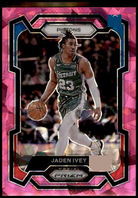 2023-24 Panini Prizm #52 Jaden Ivey Prizms Pink Ice