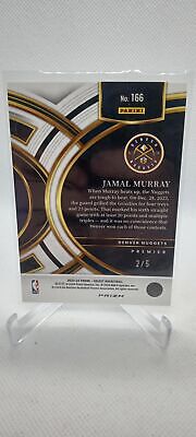 2023-24 Panini Select #166 Jamal Murray Neon Purple Pulsar Prizms FOTL #/5