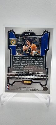 2023-24 Panini Prizm #211 Andrew Nembhard Prizms Red #/299