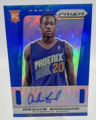 2013-14 Panini Prizm #25 Archie Goodwin Autographs Prizms Blue #/99 Rookie