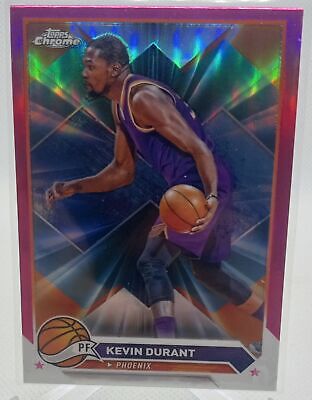 2023-24 Topps Chrome #50 Kevin Durant Pink Refractors