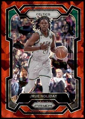 2023-24 Panini Prizm #107 Jrue Holiday Prizms Red Ice