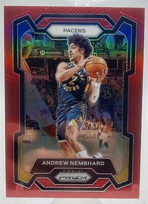 2023-24 Panini Prizm #211 Andrew Nembhard Prizms Red #/299