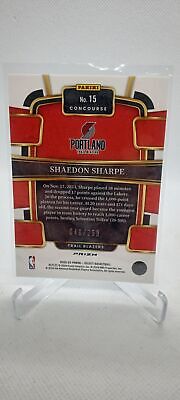 2023-24 Panini Select #15 Shaedon Sharpe Light Blue Prizms #/299