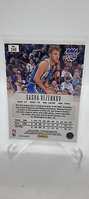 2023-24 Panini Prizm Deca #240 Sasha Vezenkov Base Prizms Blue #/149 Rookie