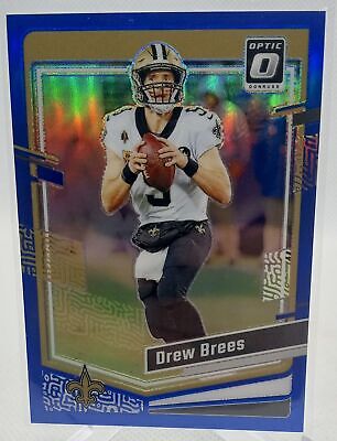 2023 Donruss Optic #135 Drew Brees Blue #/199