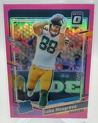 2023 Donruss Optic #241 Luke Musgrave Pink Prizm Rated Rookie