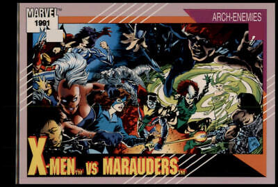 1991 Impel Marvel Universe II #117 X-Men vs. Marauders