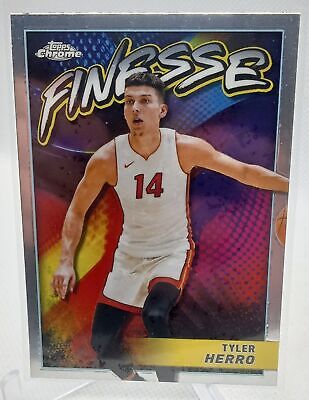 2023-24 Topps Chrome #F-12 Tyler Herro Finesse