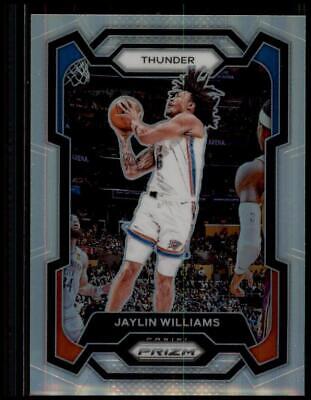 2023-24 Panini Prizm #214 Jaylin Williams Prizms Silver