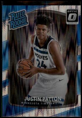 2017-18 Donruss Optic #185 Justin Patton Rated Rookie Shock