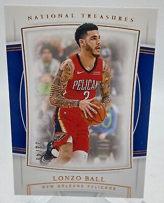 2019-20 Panini National Treasures #95 Lonzo Ball Bronze #/49