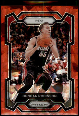 2023-24 Panini Prizm #208 Duncan Robinson Prizms Red Ice