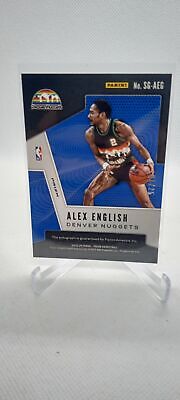 2019-20 Panini Prizm #SG-AEG Alex English Signatures Mojo Prizm Auto /25