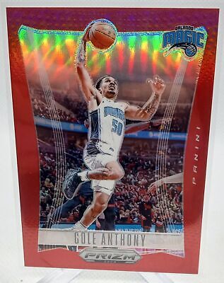 2023-24 Prizm Deca #176 Cole Anthony Base Prizms Red #/199