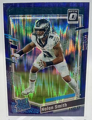 2023 Donruss Optic #283 Nolan Smith Purple Shock Rated Rookie