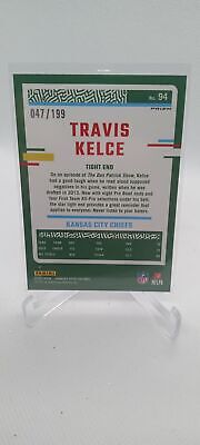 2023 Donruss Optic #94 Travis Kelce Blue #/199