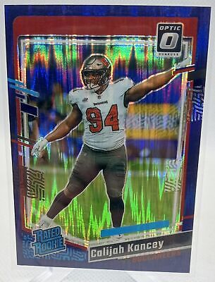 2023 Donruss Optic #295 Calijah Kancey Purple Shock Rated Rookie