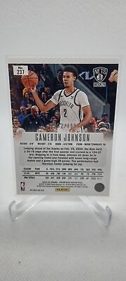 2023-24 Prizm Deca #237 Cameron Johnson Base Prizms Red #/199