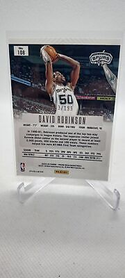 2023-24 Panini Prizm Deca #108 David Robinson Base Prizms Red #/199