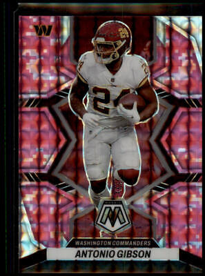 2022 Panini Mosaic #196 Antonio Gibson Mosaic Camo Pink