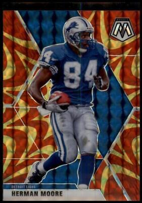 2020 Panini Mosaic #78 Herman Moore Prizm Reactive Gold