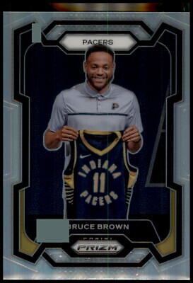 2023-24 Panini Prizm #67 Bruce Brown Prizms Silver