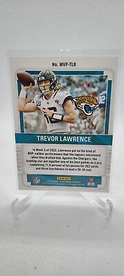 2022 Panini Contenders #MVP-TLR Trevor Lawrence MVP Contenders Silver #/99