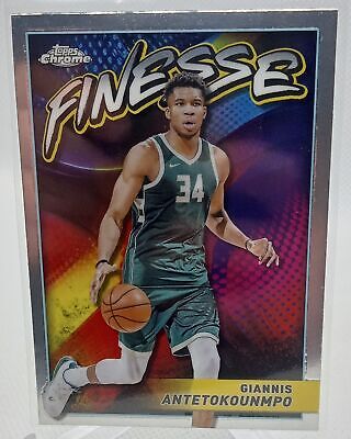 2023-24 Topps Chrome #F-3 Giannis Antetokounmpo Finesse